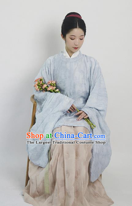 Traditional Chinese Ming Dynasty Hanfu Dress Ancient Drama Taoist Nun Replica Costumes for Women