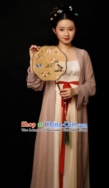 Traditional Chinese Song Dynasty Geisha Hanfu Dress Ancient Drama Aristocratic Lady Replica Costumes for Women
