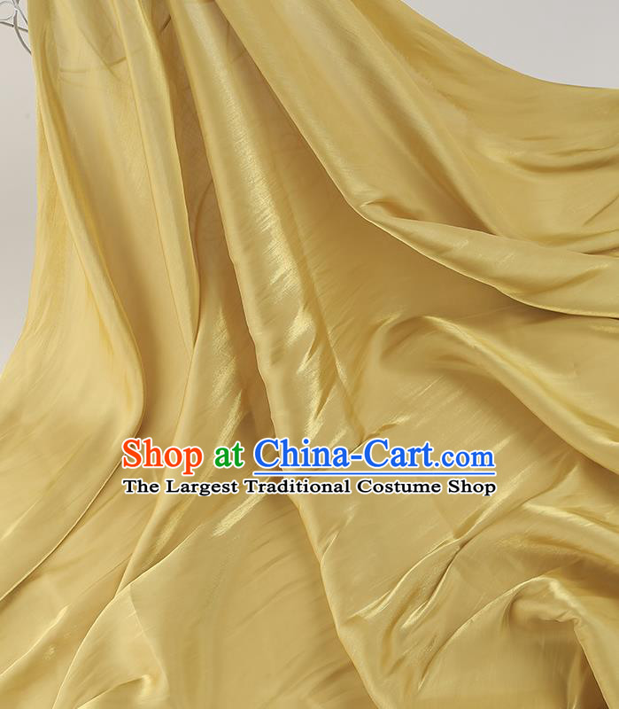 Chinese Traditional Classical Pattern Design Ginger Imitated Silk Fabric Asian China Cheongsam Silk Material