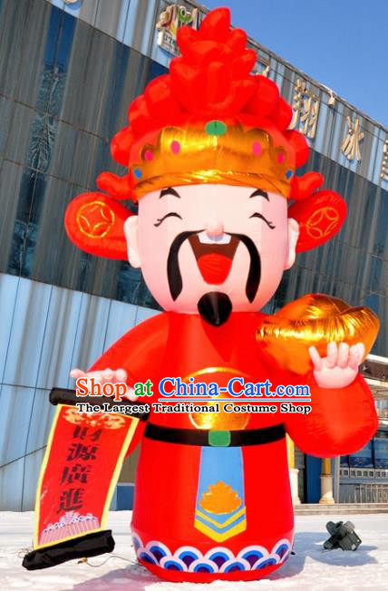 Large Chinese Inflatable Red God of Wealth Models Inflatable Arches Archway