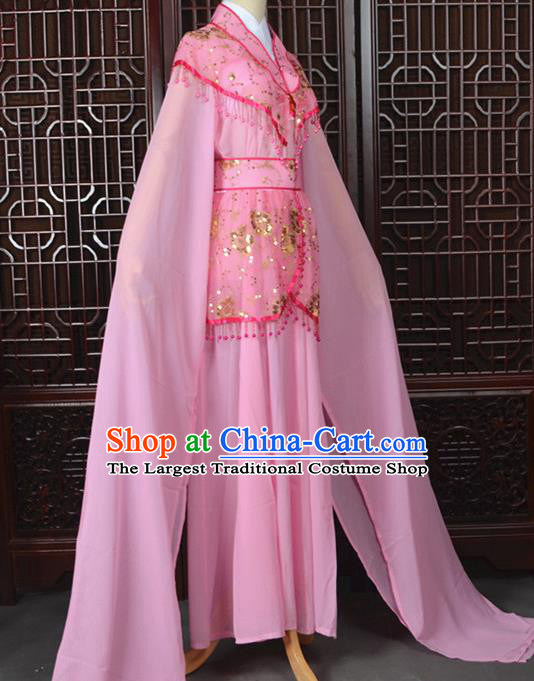 Chinese Traditional Beijing Opera Hua Dan Pink Dress Peking Opera Diva Costumes for Women