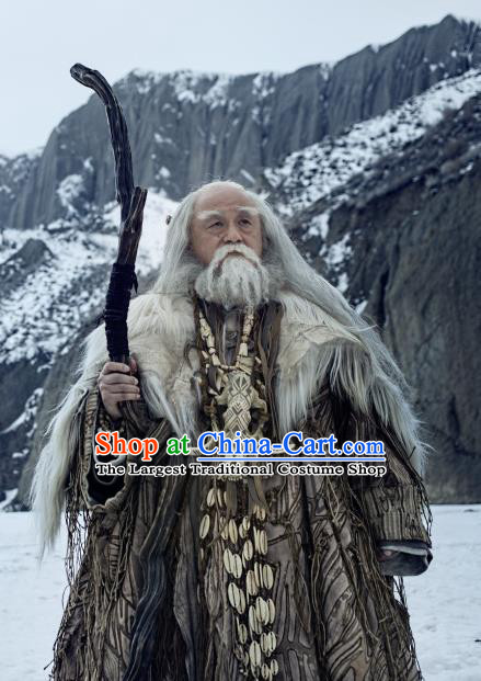 Chinese Historical Drama Ancient Swordsman Novoland Eagle Flag Lei Bicheng Replica Costumes and Headpiece for Men