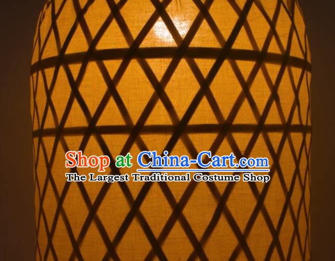 Chinese Handmade Palace Lanterns LED Lamp Bamboo Weaving Hanging Lantern