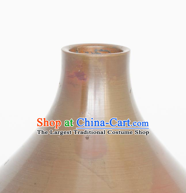 Chinese Handmade Copper Vase Traditional Bronze Jardiniere Craft Decoration