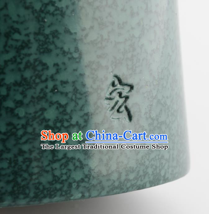 Chinese Handmade Bronze Vase Traditional Copper Canister Craft Decoration