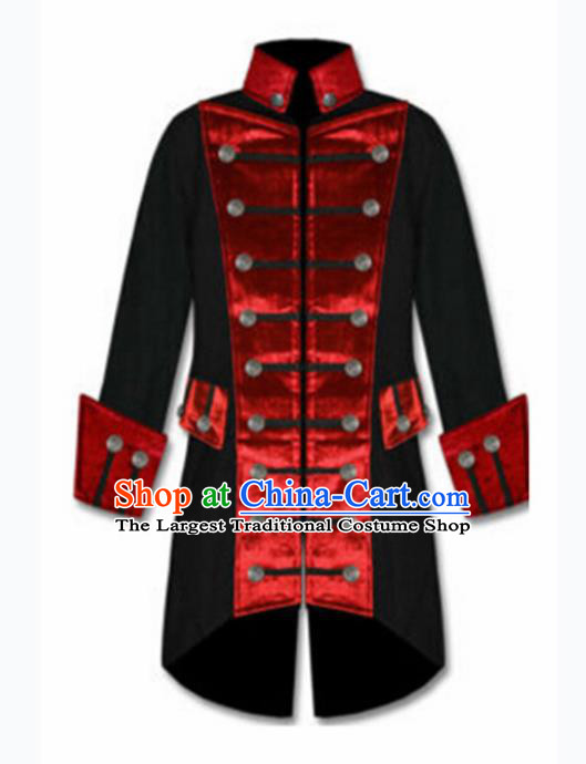 European Medieval Drama Traditional Patrician Costume Europe Prince Coat for Men