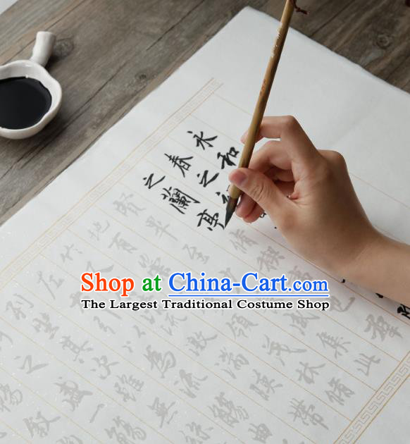 Traditional Chinese Classical Calligraphy Paper Handmade Couplet Regular Script Copybook Xuan Paper Craft