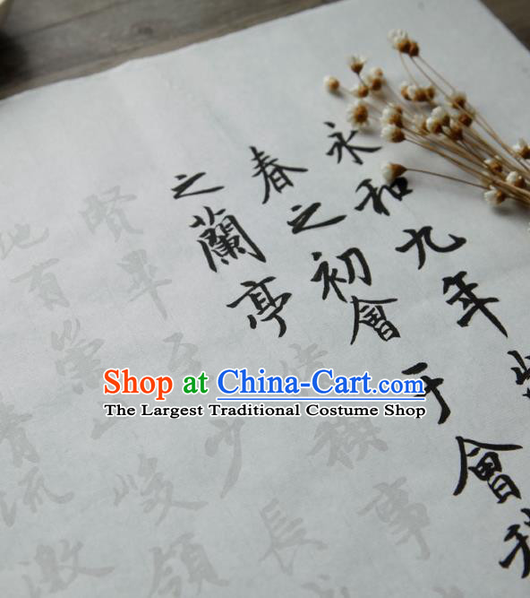 Traditional Chinese Classical Calligraphy Paper Handmade Couplet Regular Script Copybook Xuan Paper Craft