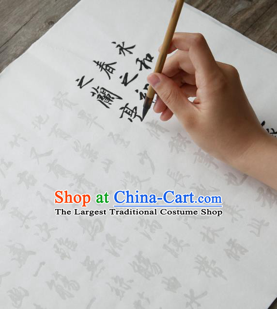 Traditional Chinese Classical Calligraphy Paper Handmade Couplet Regular Script Copybook Xuan Paper Craft