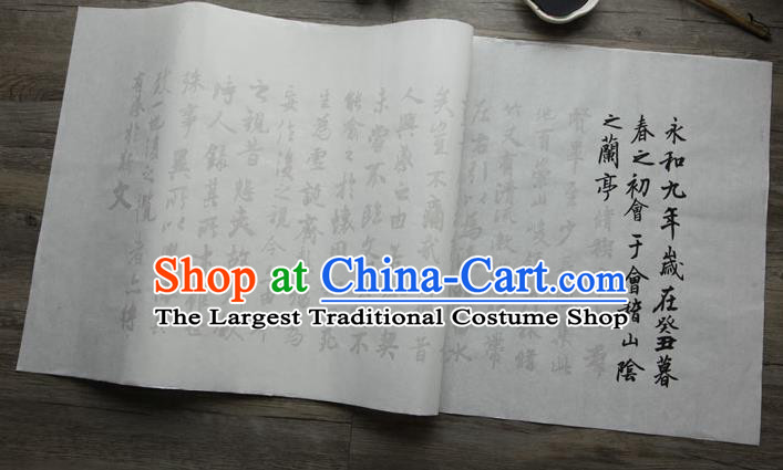 Traditional Chinese Classical Calligraphy Paper Handmade Couplet Regular Script Copybook Xuan Paper Craft