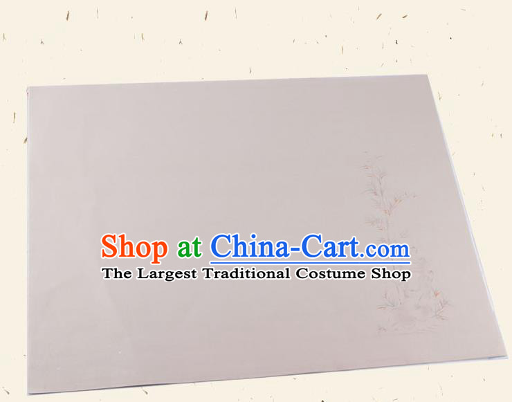 Traditional Chinese Classical Bamboo Stone Pattern Paper Handmade Calligraphy Xuan Paper Craft