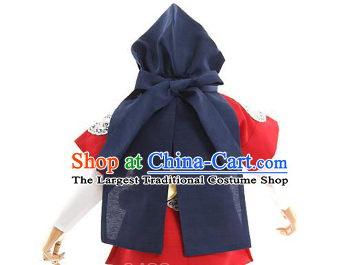 Asian Korea Boys Traditional Embroidered Red Vest and Pants Children Birthday Fashion Korean Apparels Hanbok Costumes