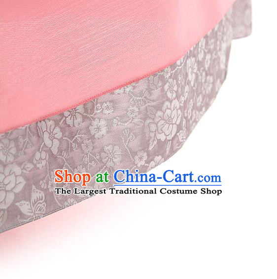 Korean Bride Mother Lilac Blouse and Pink Dress Korea Fashion Costumes Traditional Hanbok Festival Apparels for Women