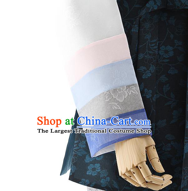 Asian Korea Men Vest Shirt and Pants Korean Wedding Fashion Traditional Apparels Hanbok Bridegroom Costumes