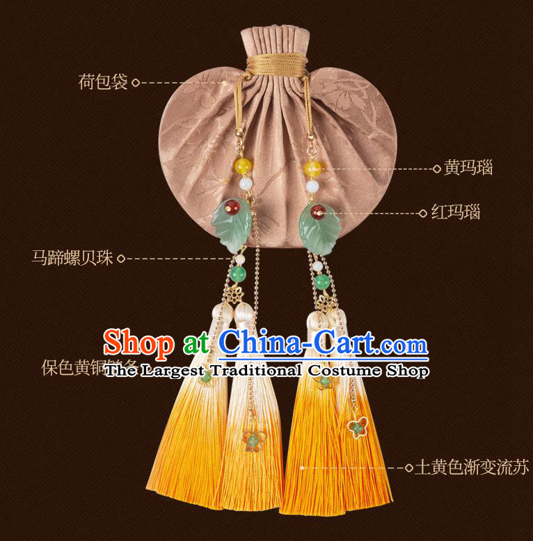 Chinese Classical Waist Accessories Ancient Princess Hanfu Tassel Sachet Pendant
