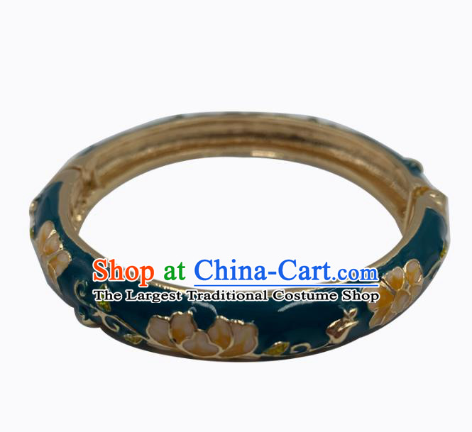 Chinese Classical Hanfu Enamel Bracelet Accessories Ancient Princess Bangle