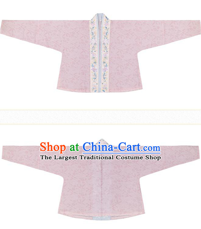 Chinese Ancient Court Female Hanfu Dresses Traditional Song Dynasty Imperial Concubine BeiZi Embroidered Blouse and Skirt Historical Costumes