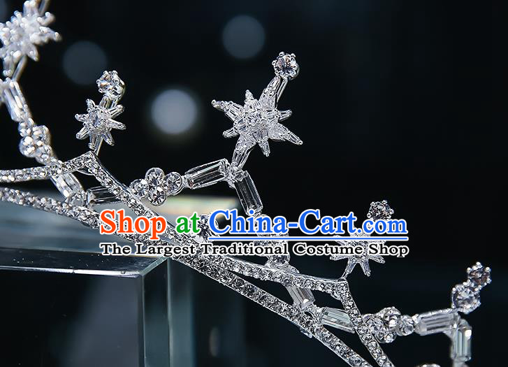 Handmade Baroque Wedding Bride Royal Crown Classical Jewelry Accessories European Princess Hair Accessories