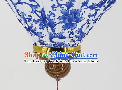 Chinese Traditional Printing Palace Lanterns Handmade Hanging Lantern Classical Festive New Year Diamond Lamp