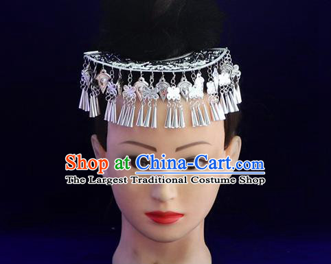 Chinese Guizhou Folk Dance Hair Accessories Miao Nationality Women Hairpins Miao Ethnic Hair Comb