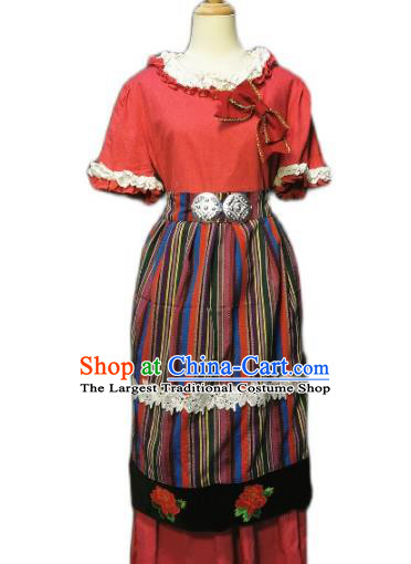 Europe England Stage Performance Dress Netherlands Country Women Costume