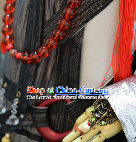Cosplay Martial Arts Monk Commander Costumes Custom China Ancient Swordsman Clothing