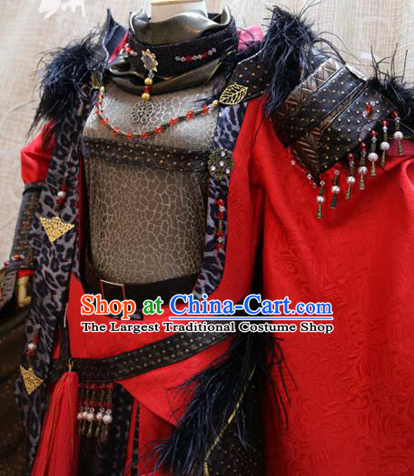 Cosplay Royal Lord Yuanxie Costumes Custom China Ancient Emperor Clothing with Cape