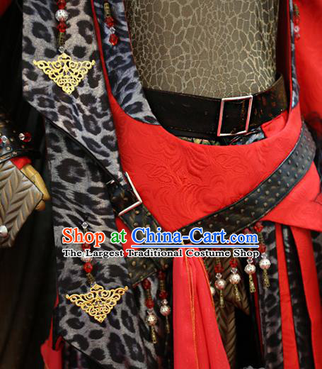 Cosplay Royal Lord Yuanxie Costumes Custom China Ancient Emperor Clothing with Cape