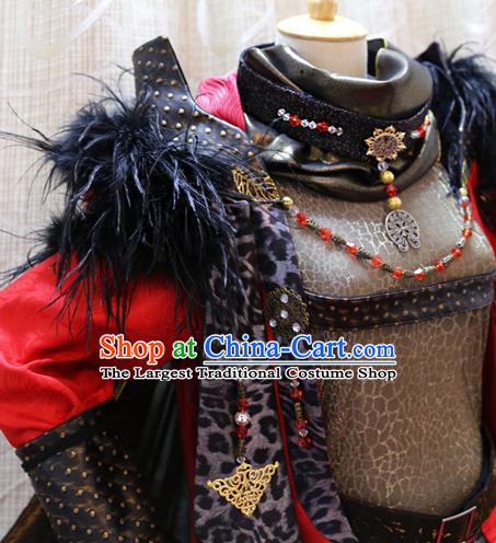 Cosplay Royal Lord Yuanxie Costumes Custom China Ancient Emperor Clothing with Cape