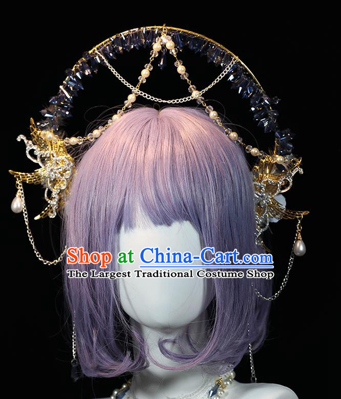 Cosplay Bride Royal Crown Halloween Princess Hair Accessories