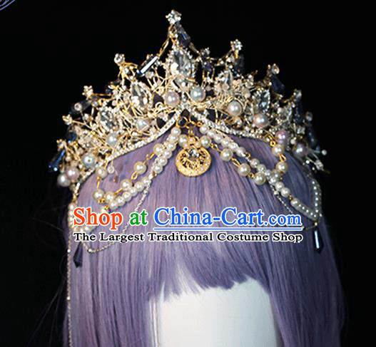 Cosplay Bride Royal Crown Halloween Princess Hair Accessories