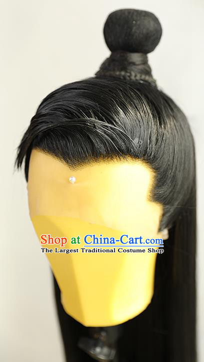 Best Chinese Drama Ancient Prince Wig Sheath China Quality Front Lace Wigs Cosplay Swordsman Wig