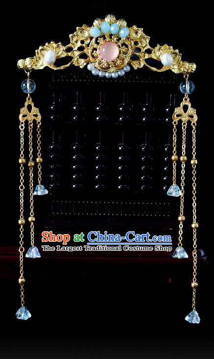 Chinese Ming Dynasty Court Maid Hair Accessories Quality Hair Crown China Ancient Palace Lady Hairpins