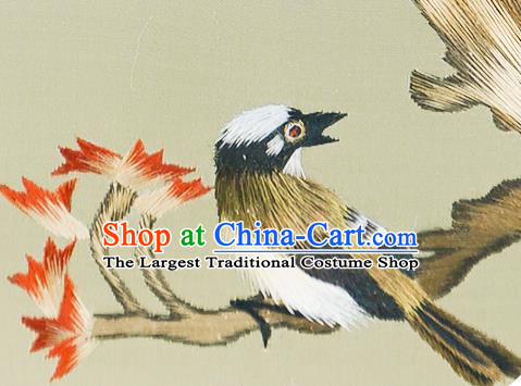 China Embroidered Peony Screen Traditional Home Furnishings Handmade Craft Wood Carving Table Screen
