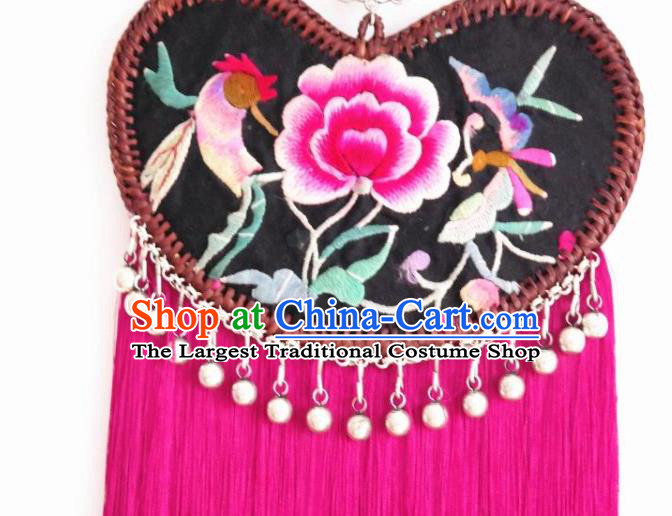 Handmade China National Jewelry Accessories Ethnic Embroidered Necklace
