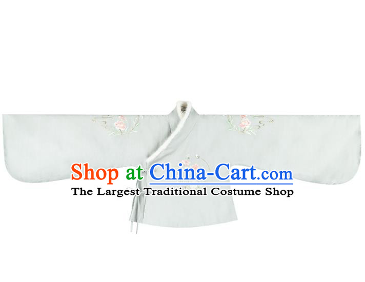 China Tang Suit Cotton Padded Jacket Traditional Upper Outer Garment Ming Dynasty Clothing for Women