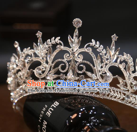 Top Grade Crystal Royal Crown Europe Princess Hair Accessories
