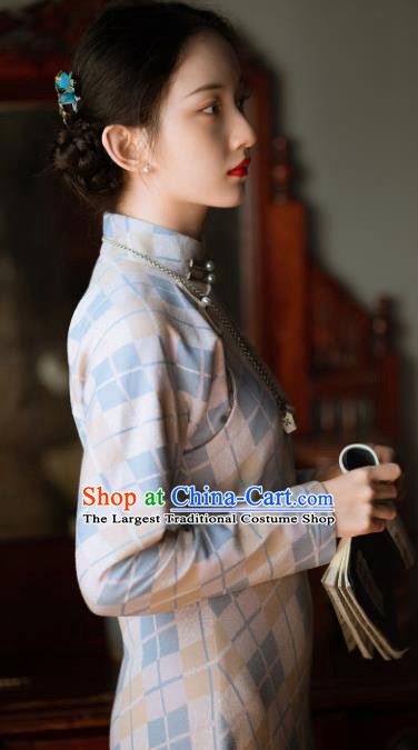 Chinese National Cheongsam Traditional Women Costume Classical Qipao Dress