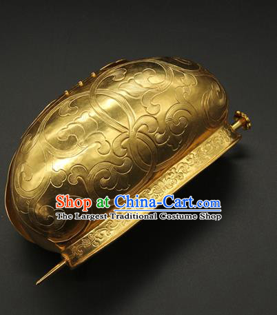 China Ancient Queen Hairpin Traditional Song Dynasty Palace Hair Accessories Handmade Court Hair Crown