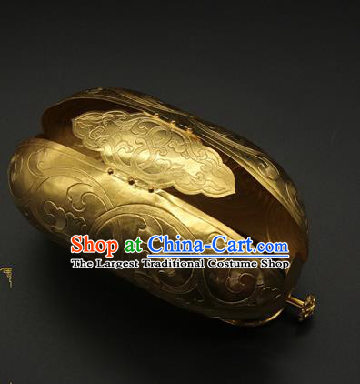China Ancient Queen Hairpin Traditional Song Dynasty Palace Hair Accessories Handmade Court Hair Crown