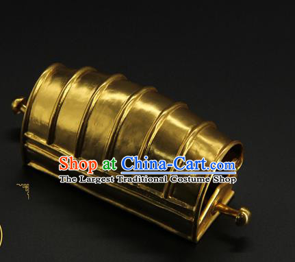 China Handmade Ming Dynasty Emperor Hair Accessories Ancient Crown Prince Hairpin Hairdo Crown