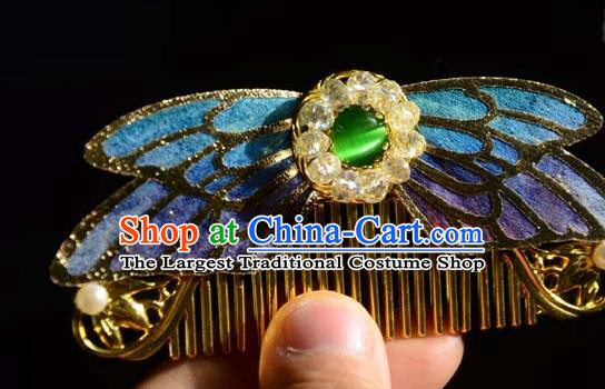 Traditional China Ancient Princess Hair Comb Wedding Hair Ornament Handmade Hairpins Full Set