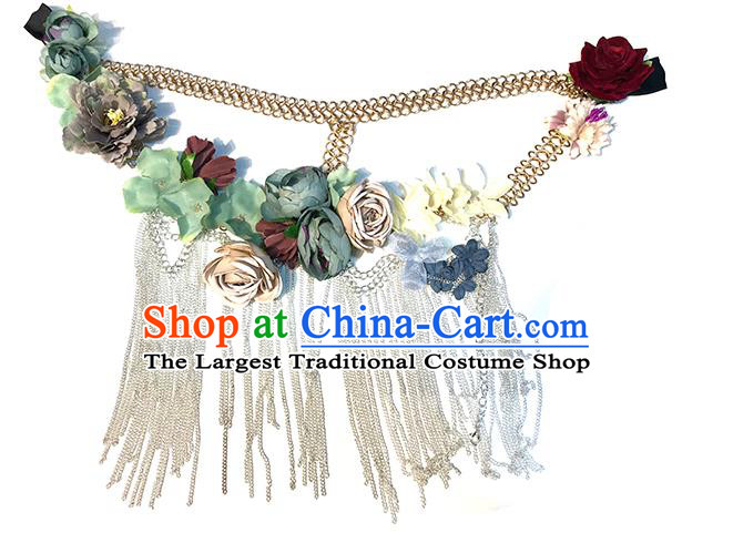 Top Stage Performance Face Accessories Fancy Ball Decorations Blinder Halloween Cosplay Flowers Mask