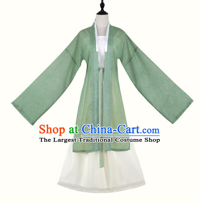 Ancient China Village Girl Historical Clothing Traditional Song Dynasty Country Woman Hanfu Dress Costume