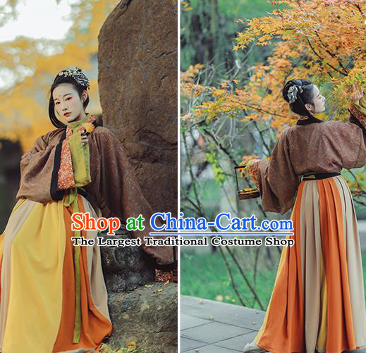 Ancient China Royal Infanta Hanfu Dress Costumes Traditional Jin Dynasty Palace Princess Historical Clothing Complete Set