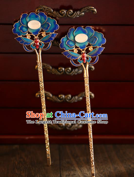 China Traditional Handmade Xiuhe Suit Hair Accessories Hair Comb and Hairpins Ming Dynasty Wedding Bride Hair Jewelry Full Set