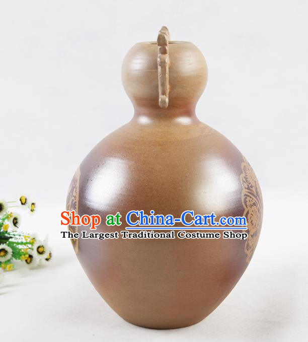 Chinese Traditional Handmade Pottery Vase Craft