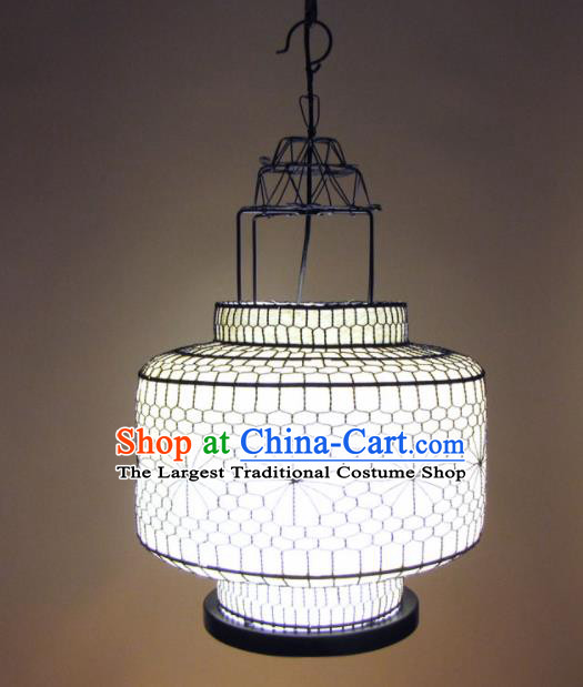 Chinese Traditional Handmade Iron Woven Ceiling Lantern New Year Palace Lamp