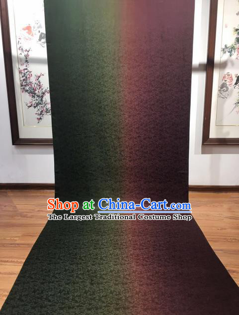 Asian Chinese Traditional Pattern Design Gradient Gambiered Guangdong Gauze Fabric Silk Material