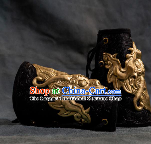 Chinese Traditional Song Dynasty Swordsman Armband Ancient Imperial Bodyguard Gardebras for Men